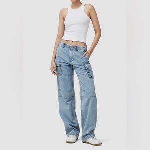 rag & bone Nora Wide Leg Cargo Jeans